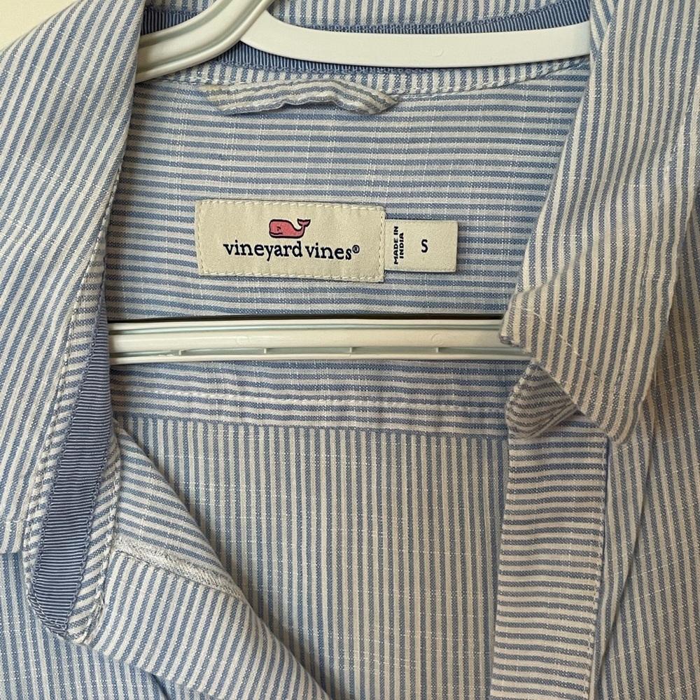 Vineyard Vines striped linen tunic, sz S